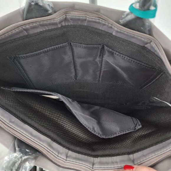 MONTANA WEST Gray 15" Waterproof Laptop Bag & Pouch NWT - Picture 8 of 9